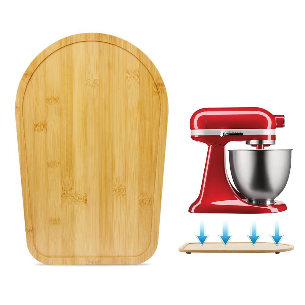 Kitchen Appliances Countertop - Bamboo Stand‑Mixer Slider Tray, Kitchen Appliance