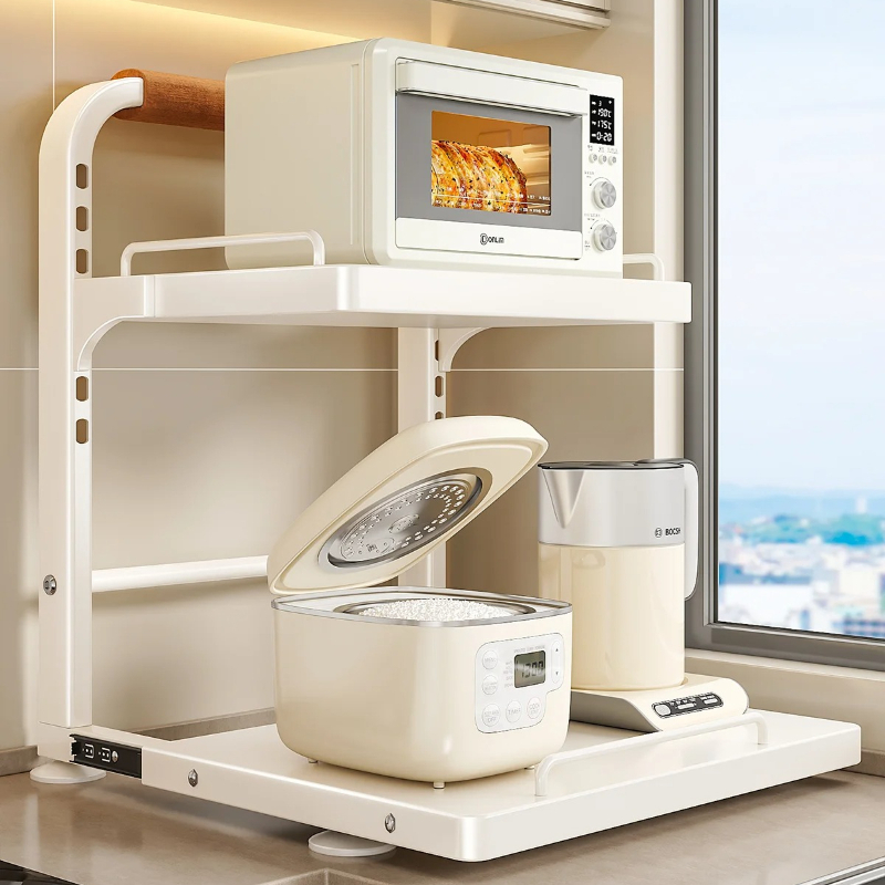 Kitchen Appliances Countertop - Carbon Steel Kitchen Countertop Organizer Adjustable