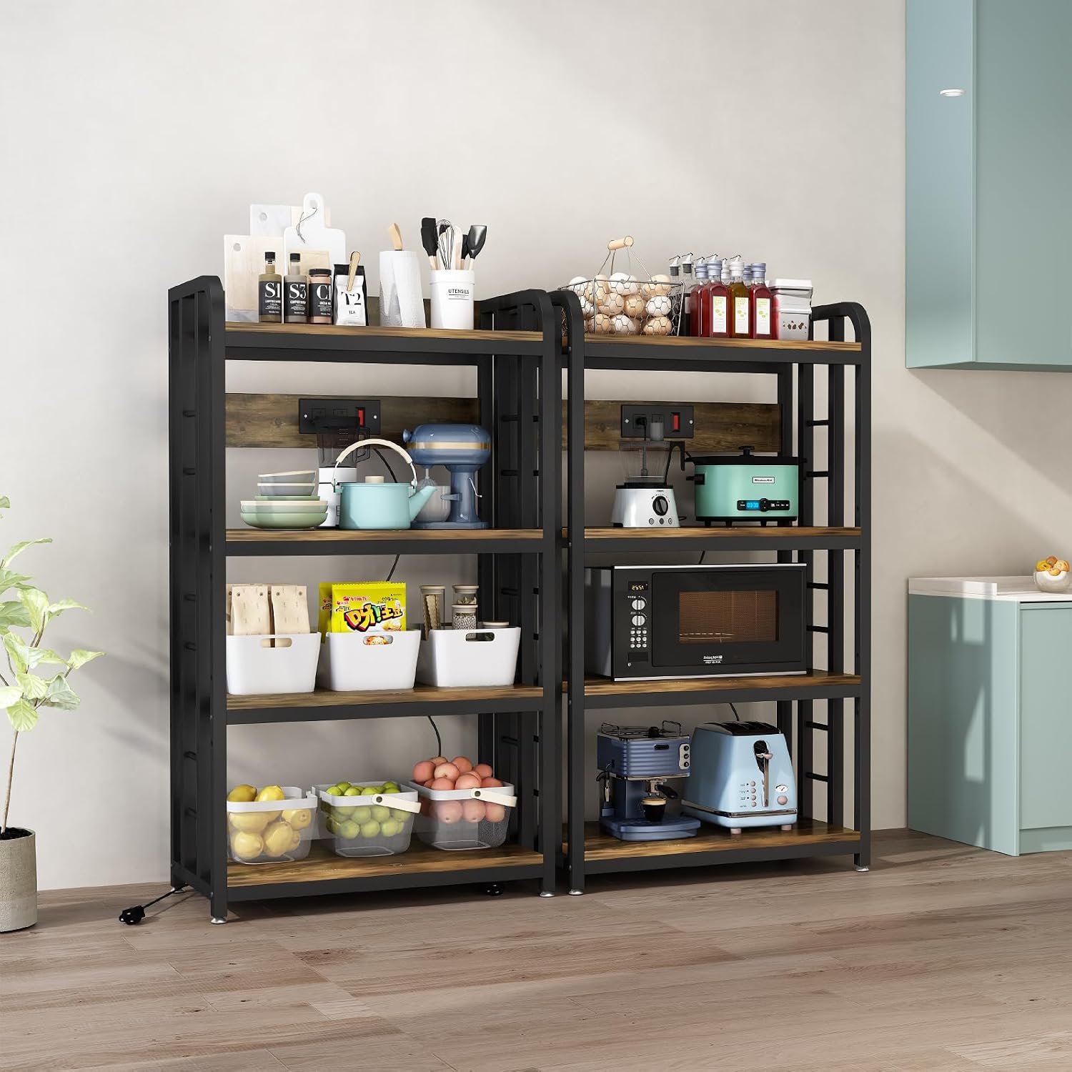 4 Tier Kitchen Bakers Rack Wit - Kitchen Appliances Countertop review and price