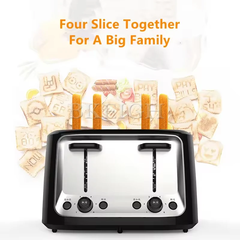 4-Piece Pop-Up Toaster Multifu - Kitchen Appliances Youtube review and price