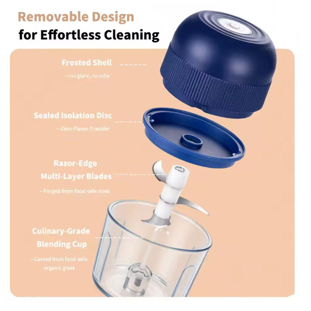 1PC Electric Garlic Chopper Mi - Kitchen Appliances B&Q review and price
