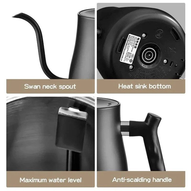 1000W Intelligent Constant Tem - Electric Kettle Gooseneck review and price